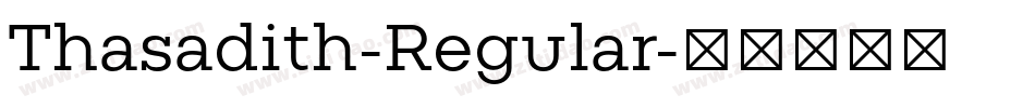 Thasadith-Regular字体转换