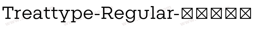 Treattype-Regular字体转换