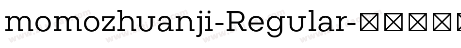 momozhuanji-Regular字体转换