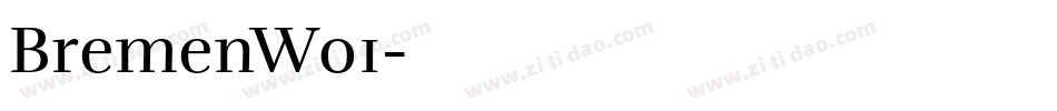 BremenW01字体转换