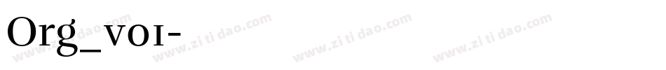 Org_v01字体转换