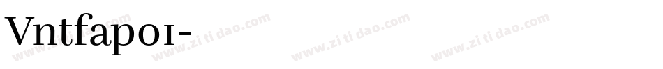 Vntfap01字体转换