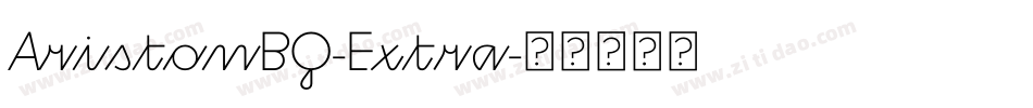 AristonBQ-Extra字体转换