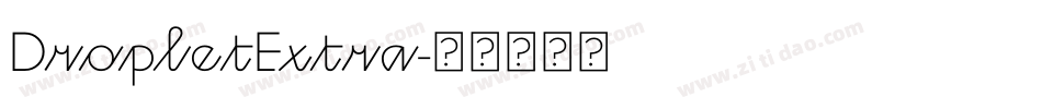 DropletExtra字体转换