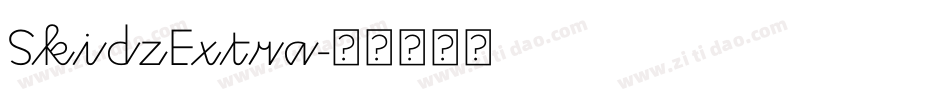 SkidzExtra字体转换