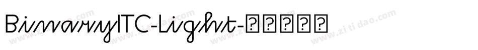 BinaryITC-Light字体转换