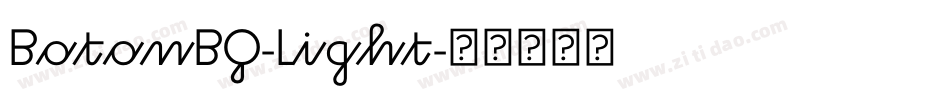 BotonBQ-Light字体转换