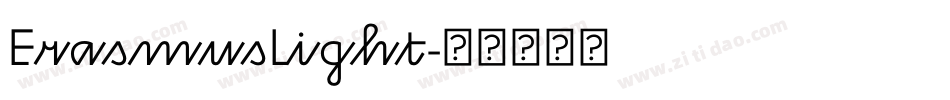 ErasmusLight字体转换