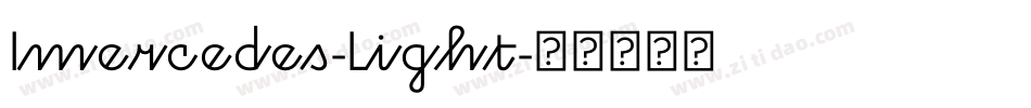 Imercedes-Light字体转换