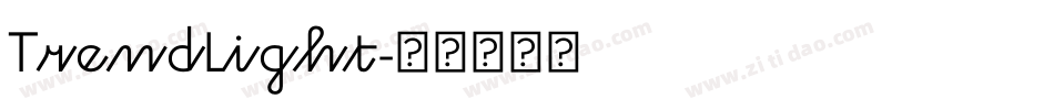 TrendLight字体转换