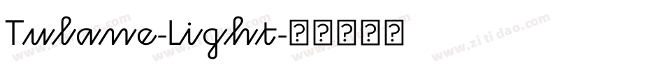 Tulane-Light字体转换