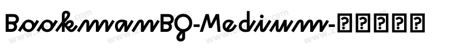 BookmanBQ-Medium字体转换