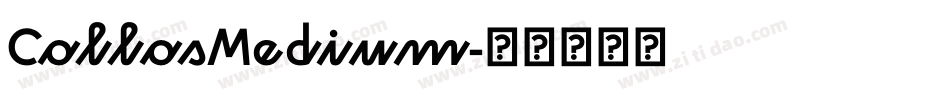 CollosMedium字体转换