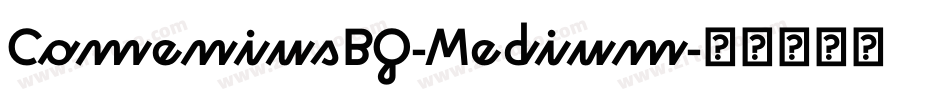 ComeniusBQ-Medium字体转换