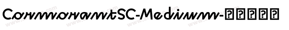 CormorantSC-Medium字体转换