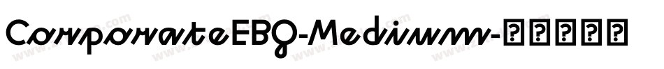 CorporateEBQ-Medium字体转换