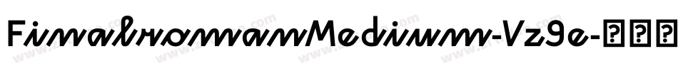 FinalromanMedium-Vz9e字体转换