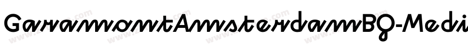 GaramontAmsterdamBQ-Medium字体转换