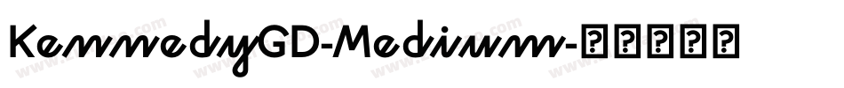 KennedyGD-Medium字体转换