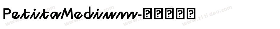 PetitaMedium字体转换
