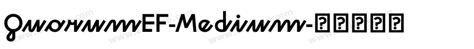 QuorumEF-Medium字体转换