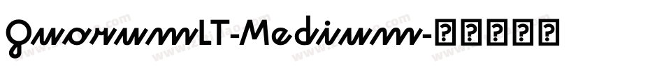 QuorumLT-Medium字体转换
