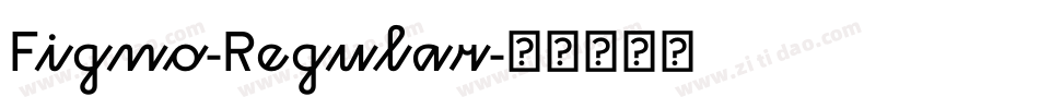 Figno-Regular字体转换