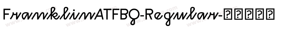 FranklinATFBQ-Regular字体转换