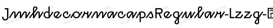 JmhdecornacapsRegular-Lzzg字体转换