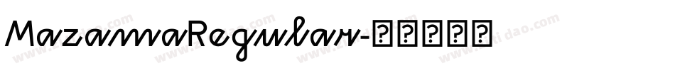 MazamaRegular字体转换