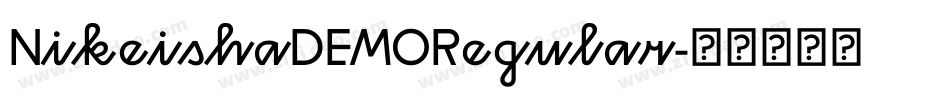 NikeishaDEMORegular字体转换