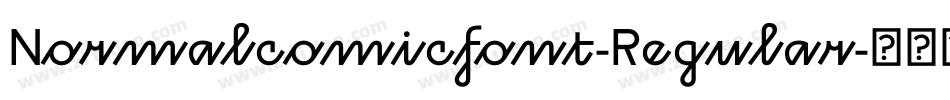 Normalcomicfont-Regular字体转换