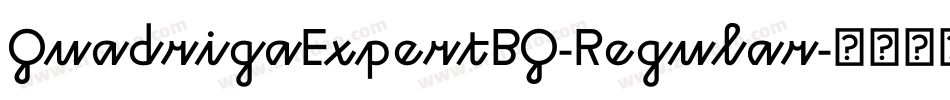 QuadrigaExpertBQ-Regular字体转换