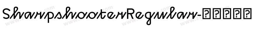 SharpshooterRegular字体转换