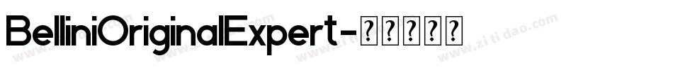 BelliniOriginalExpert字体转换
