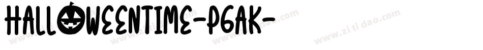 HalloweenTime-p6AK字体转换