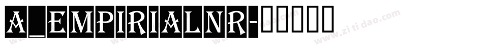 a_EmpirialNr字体转换