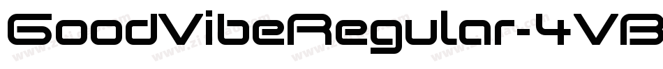 GoodVibeRegular-4VBK字体转换