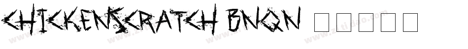 ChickenScratch-Bnqn字体转换