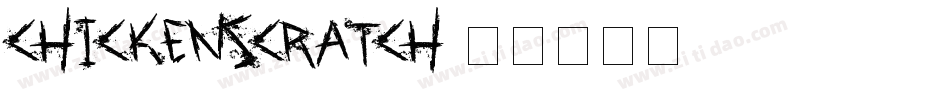 ChickenScratch字体转换
