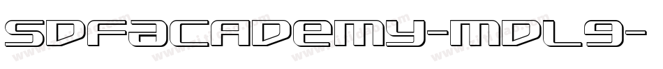 SdfAcademy-mdL9字体转换