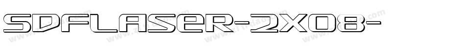 SdfLaser-2xO8字体转换