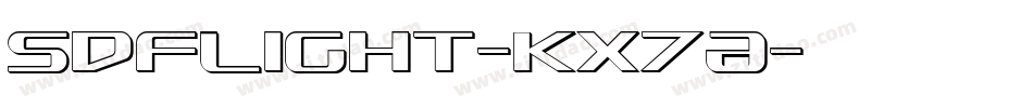 SdfLight-KX7A字体转换