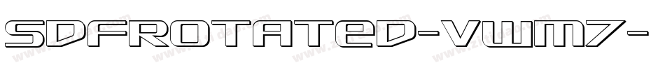 SdfRotated-vWm7字体转换
