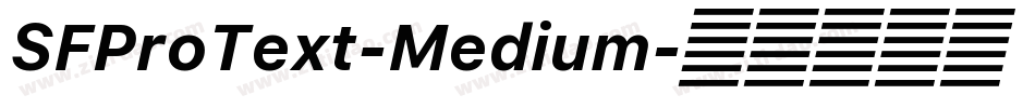 SFProText-Medium字体转换