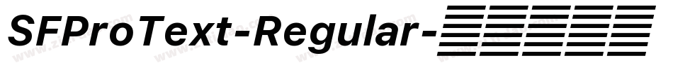 SFProText-Regular字体转换