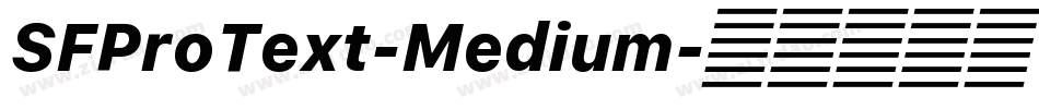 SFProText-Medium字体转换
