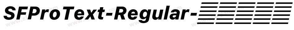 SFProText-Regular字体转换
