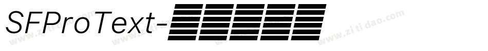 SFProText字体转换