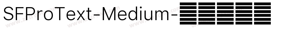 SFProText-Medium字体转换